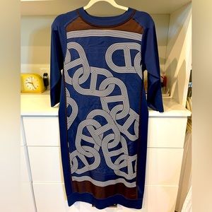 NWT Hermes Navy Dress